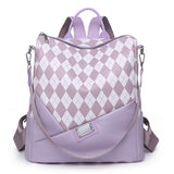 Classic Checkered Backpack