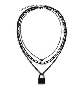 Black Lock Men's Chain