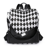 Classic Checkered Backpack