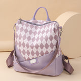 Classic Checkered Backpack